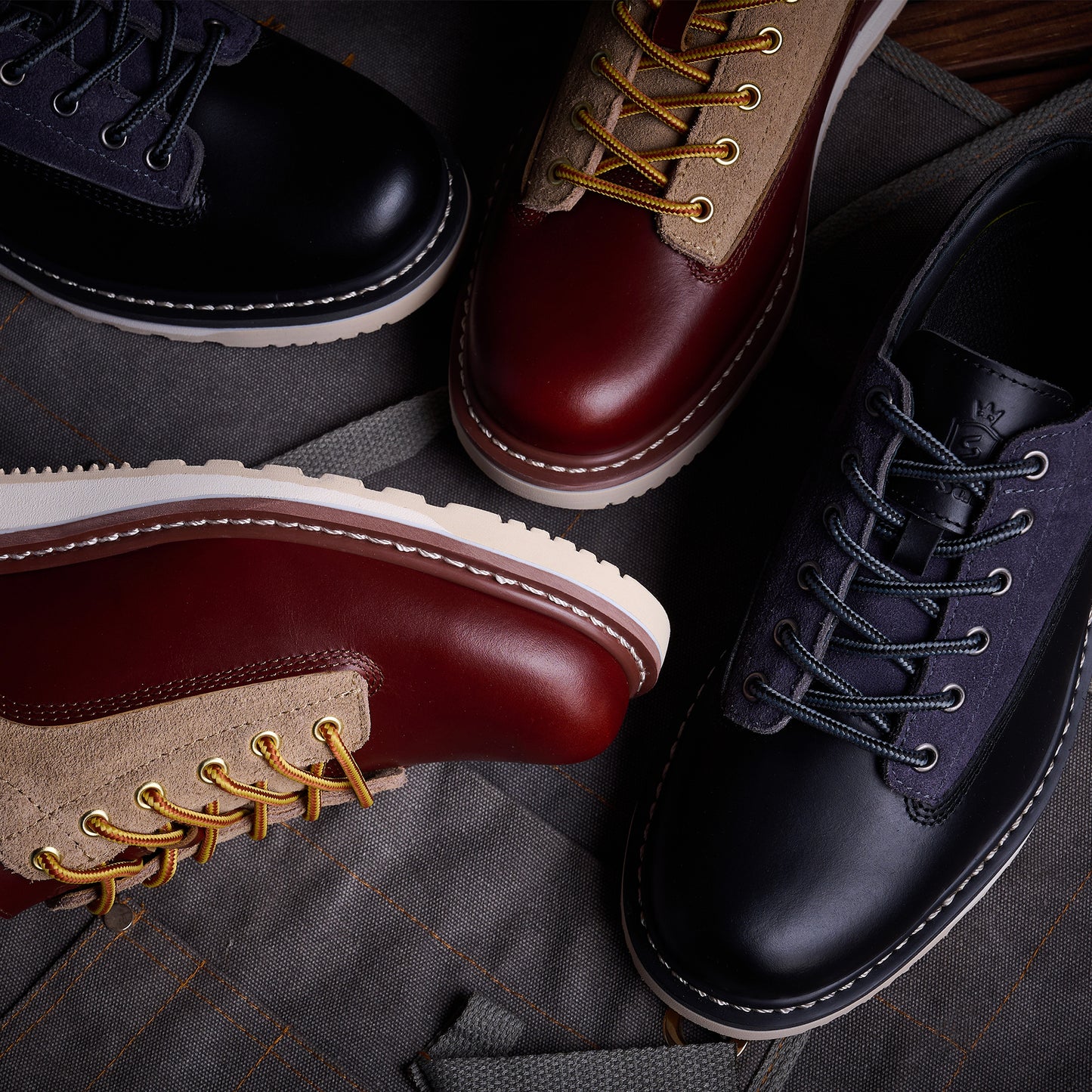Men's Handmade Low Cup Fashion Boots Genuine Cowhide Shoes Fashion Lace Up