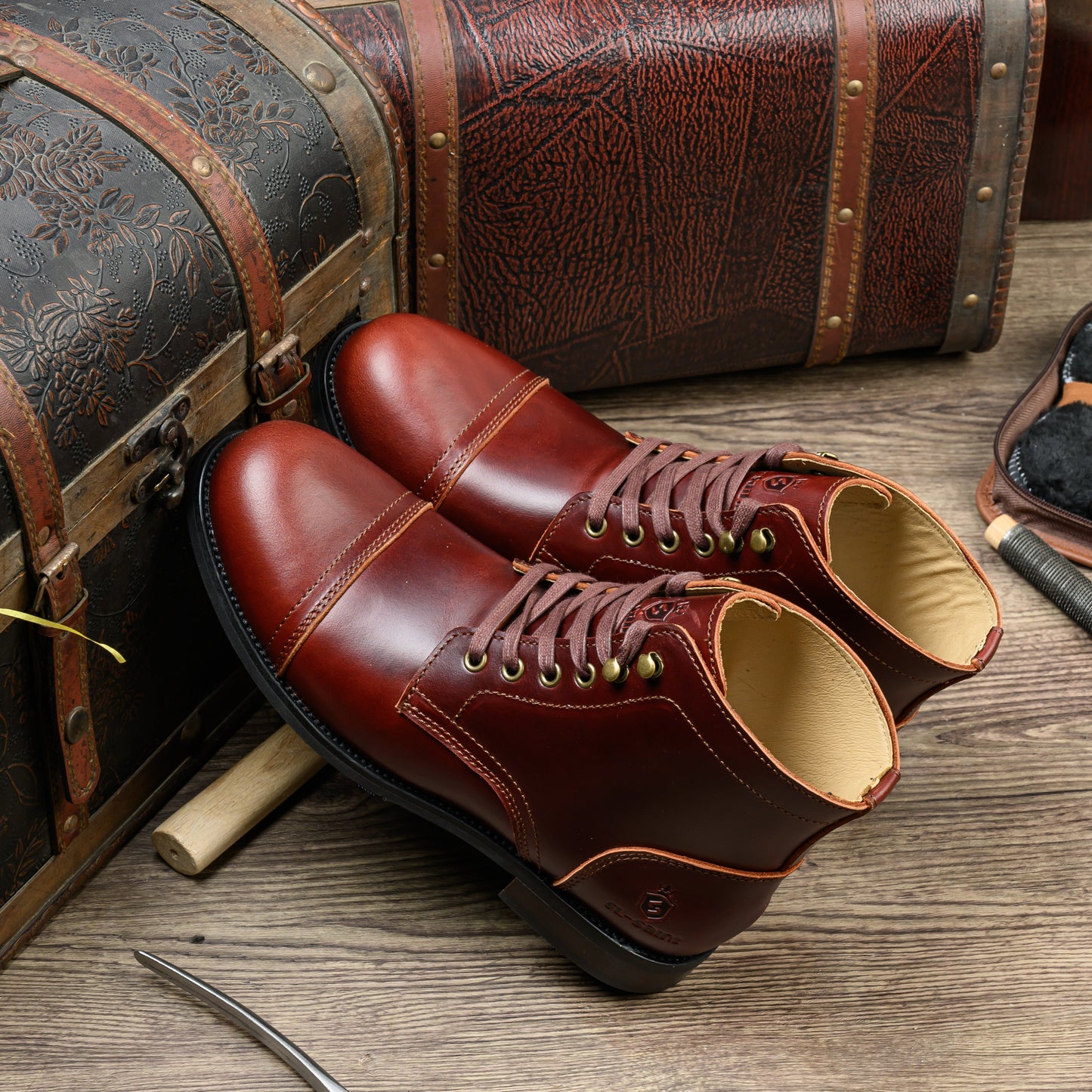 Handmade Soft Toe Men's Classic Boots Waterproof-Leather Cowhide Fashion Winter Shoes