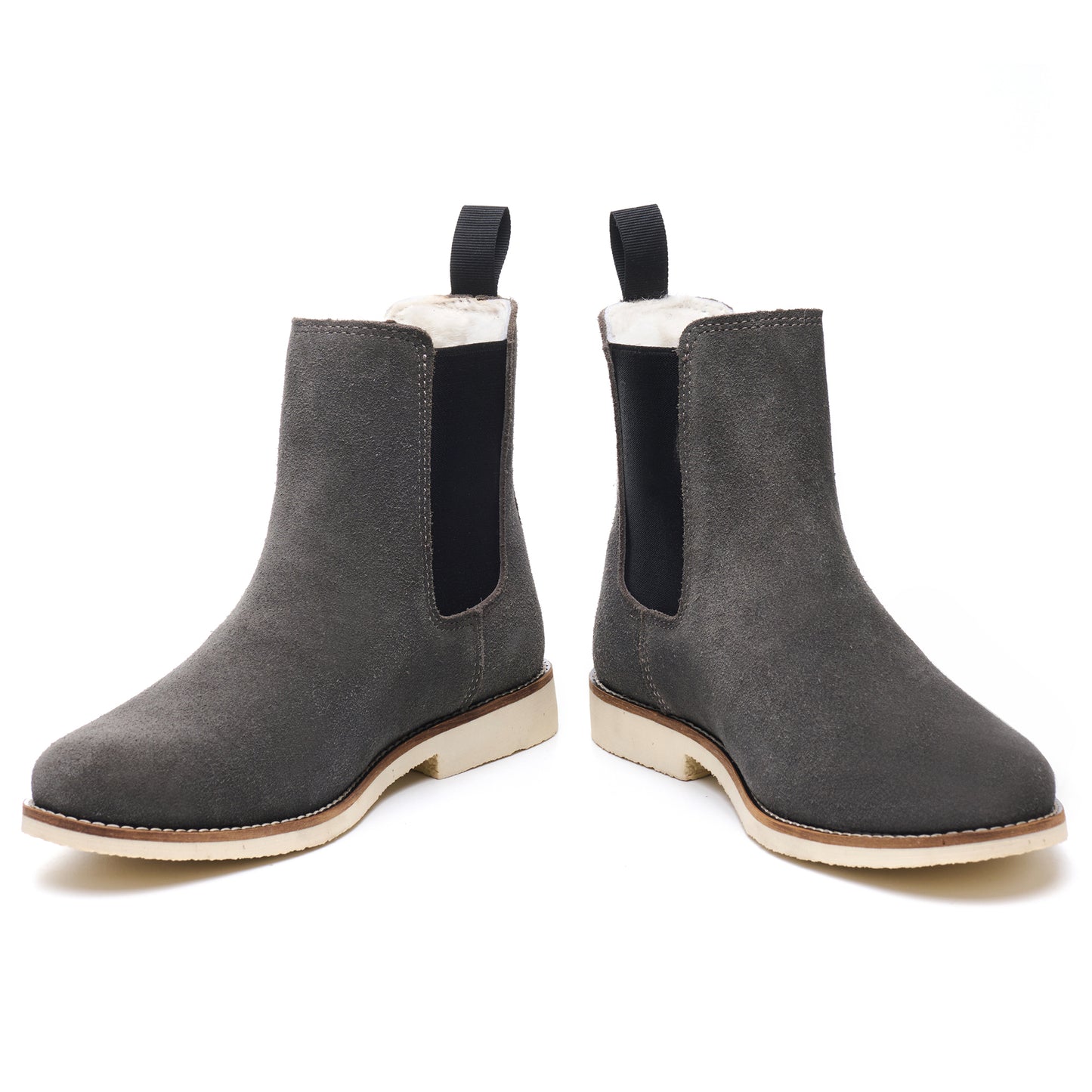 Handmade Classic Chelsea Boots for Men Fashion Genuine Cowhide Slip On Casual
