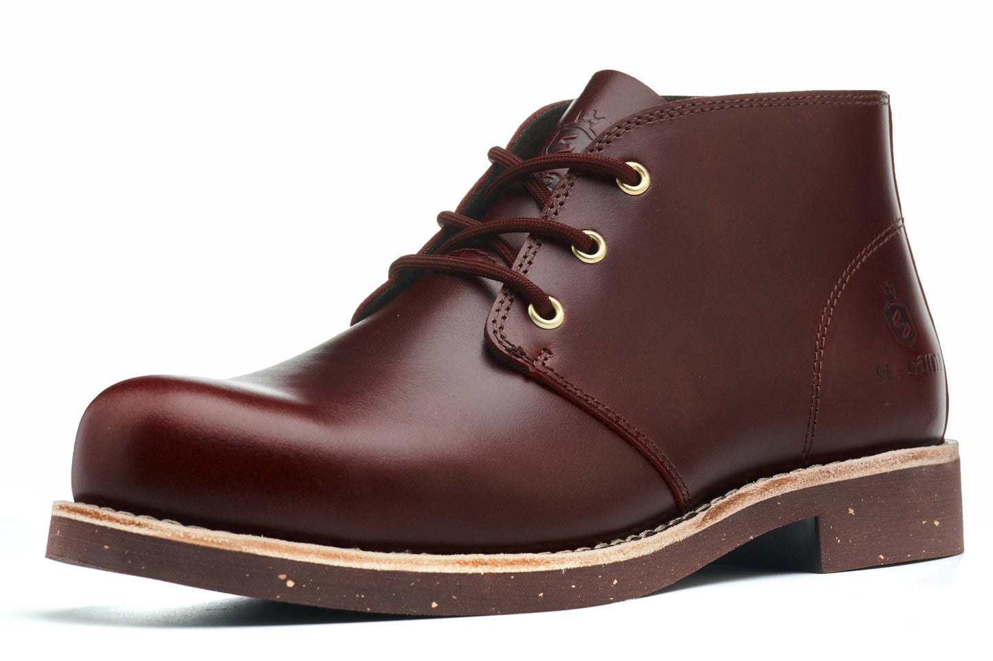 Men's Handcrafted Classic Chelsea Boots Genuine Leather Cowhide  Comfortable Lace-Up Casual Footwear
