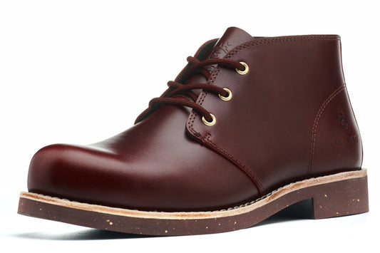 Men's Handcrafted Classic Chelsea Boots Genuine Leather Cowhide  Comfortable Lace-Up Casual Footwear