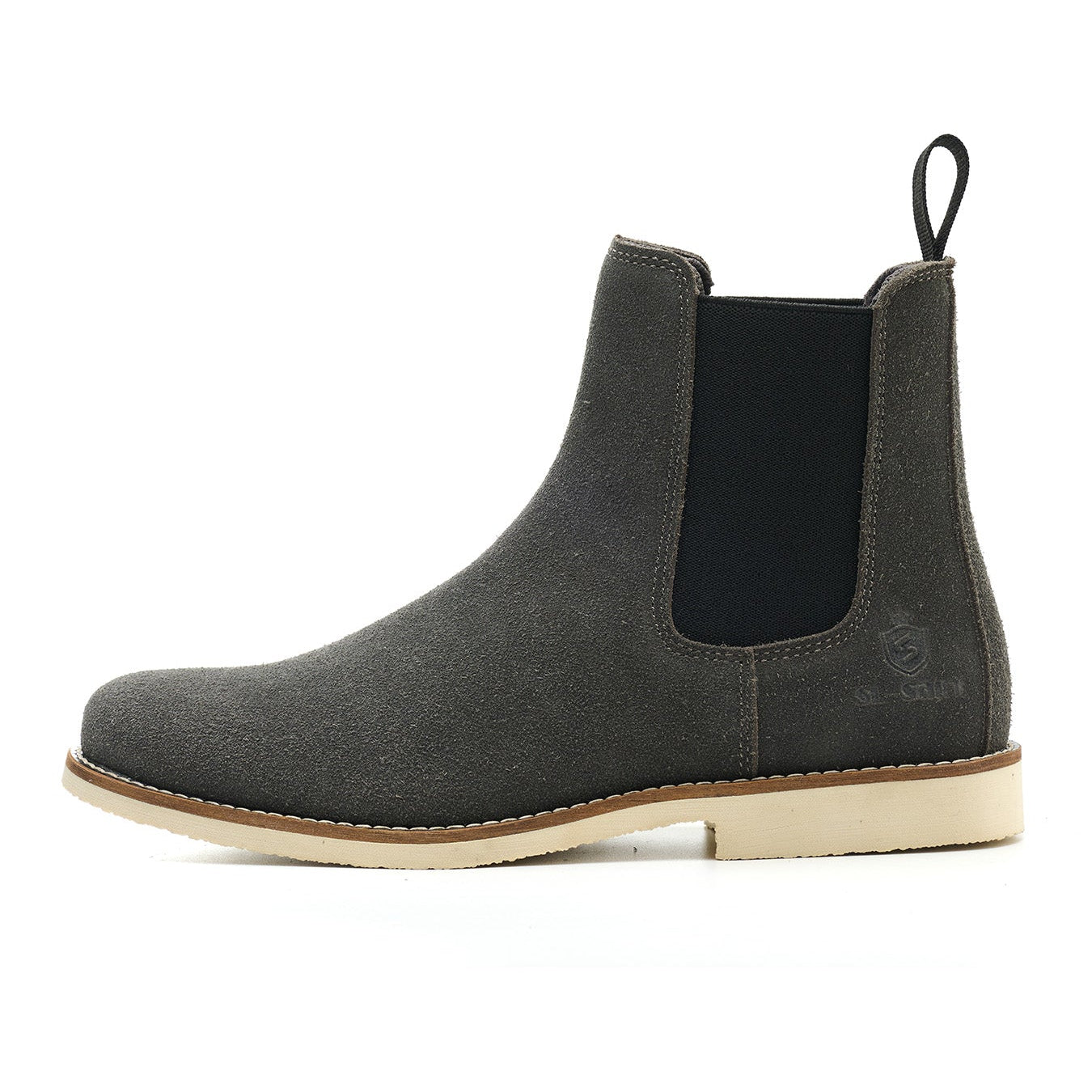 Handmade Classic Chelsea Boots for Men Fashion Genuine Cowhide Slip On Casual