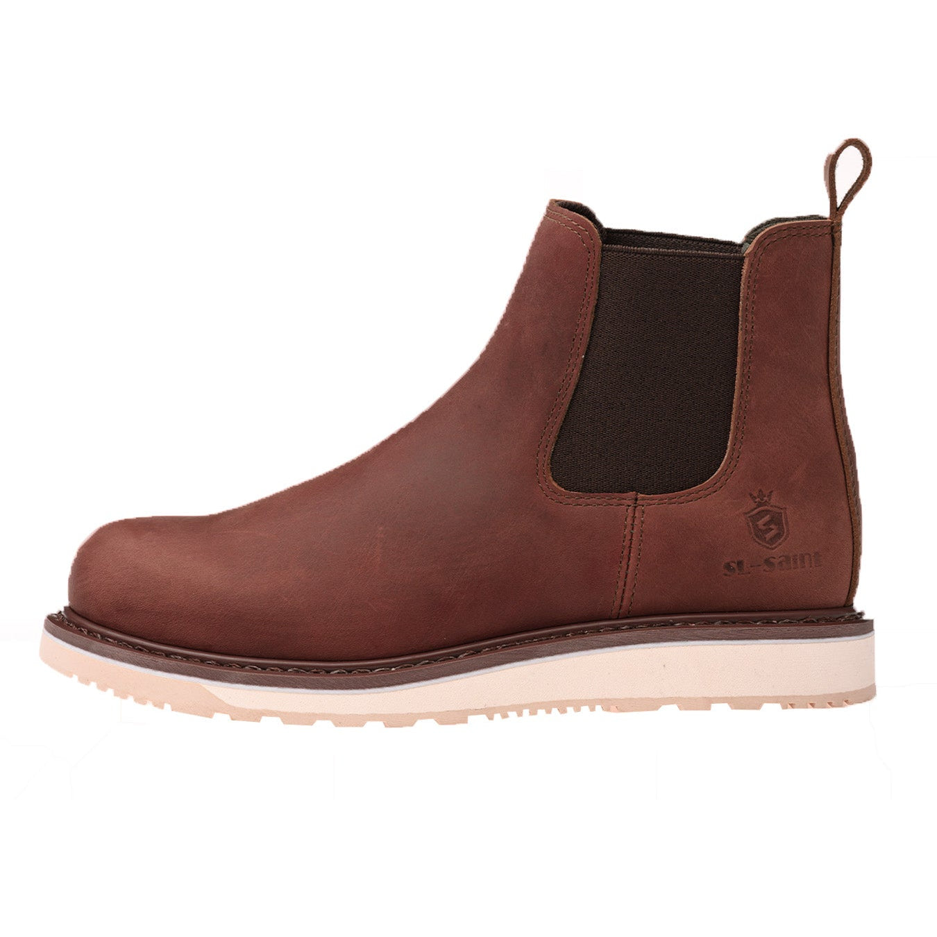 Handmade Soft Toe Chelsea Boots For Men Classic Fashion Genuine Good-year-Welted Full Grain Leather Ankle Basic Work Shoes