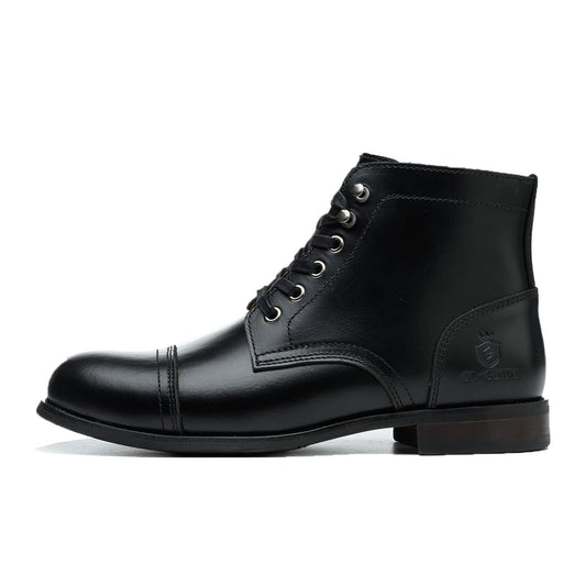 Handmade Soft Toe Men's Classic Boots Waterproof-Leather Cowhide Fashion Winter Shoes